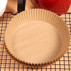 Slika 2/6 -Papirnati krožniki za airfryer 100 kos