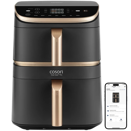 Pametni cvrtnik na vroč zrak COSORI Turbo Tower™ Pro (10,8-litrski)
